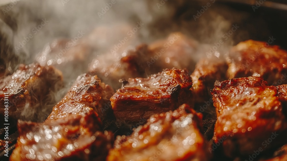焼肉と煙 焼肉と煙