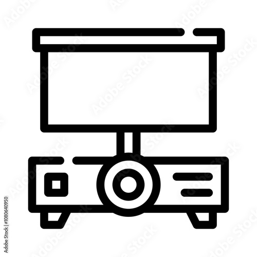 Projector line icon