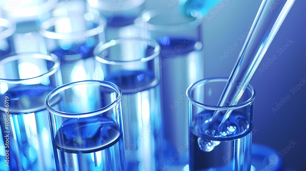 test tubes in laboratory Generated AI test tubes in laboratory Generated AI