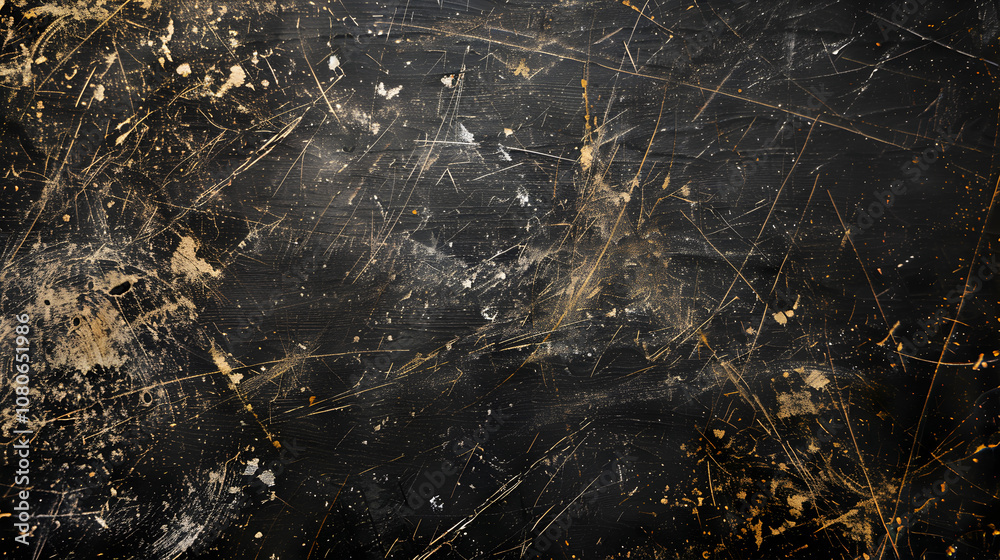 dust and scratches design aged photo editor layer black grunge abstract background copy space The dust and scratches design is part of an aged photo editor layer, Generative AI
