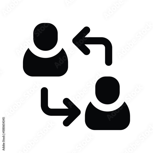 mentor icon. vector glyph icon for your website, mobile, presentationation, and logo design.