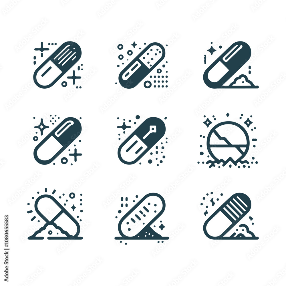 Medicine Icons Set Vector Design. Medical Icons Set Vector Design Illustration Medicine Icons Set Vector Design. Medical Icons Set Vector Design Illustration