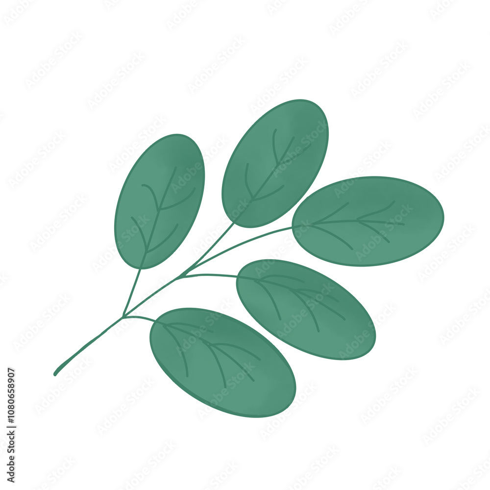 Obraz premium Branched leaves
