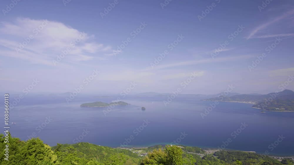 銭壺山より望む周防大島町 銭壺山より望む周防大島町
