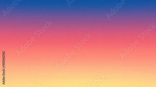 Gradient sunset colors with blank sky, perfect for motivational quotes, background template, warm and inviting