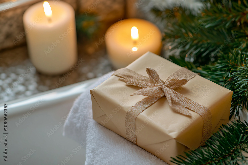 Generative AI Image of Christmas festive event occasion birthday Gifts Wrapped Ribbon for Festive Celebration Generative AI Image of Christmas festive event occasion birthday Gifts Wrapped Ribbon for Festive Celebration