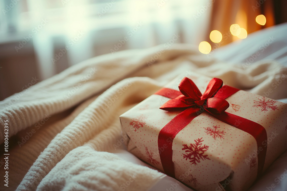Generative AI Image of Christmas festive event occasion birthday Gifts Wrapped Ribbon for Festive Celebration Generative AI Image of Christmas festive event occasion birthday Gifts Wrapped Ribbon for Festive Celebration