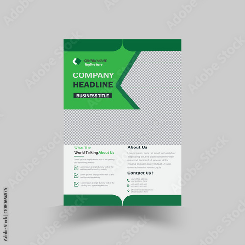 Creative Business Flyer Design Template, Modern Cover Design, Banner