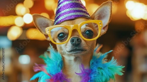The Party-Ready Chihuahua