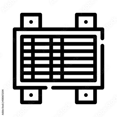 Vent Cover line icon