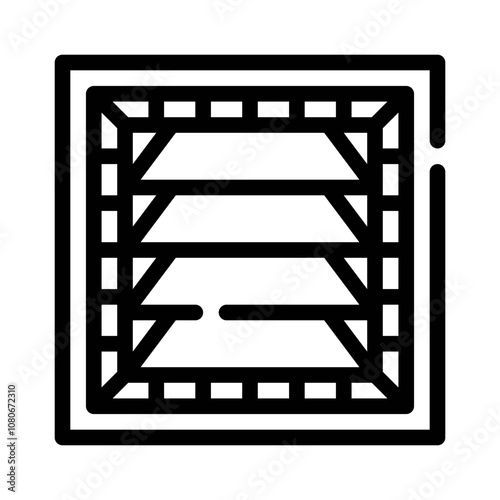 Wall Vent line icon