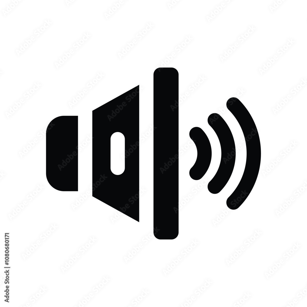 volume icon. vector glyph icon for your website, mobile, presentation, and logo design. volume icon. vector glyph icon for your website, mobile, presentation, and logo design.