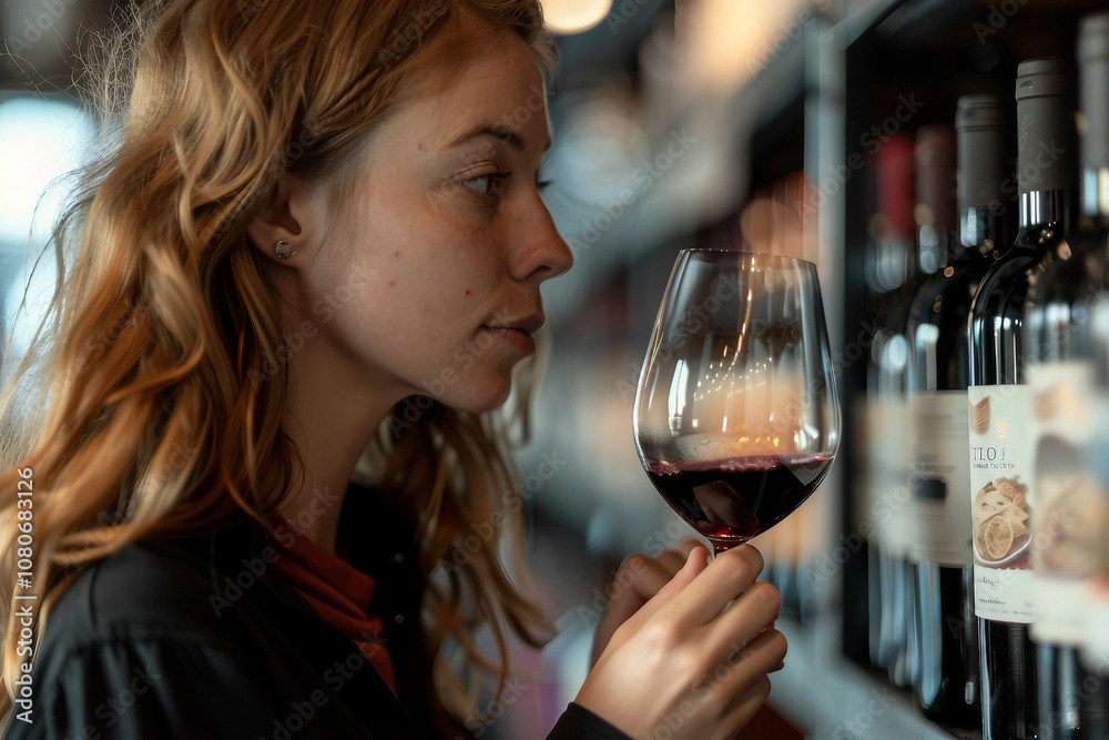 Generative AI image sommelier pouring wine into glasses during formal tasting event in luxurious restaurant wine storage winery Generative AI image sommelier pouring wine into glasses during formal tasting event in luxurious restaurant wine storage winery