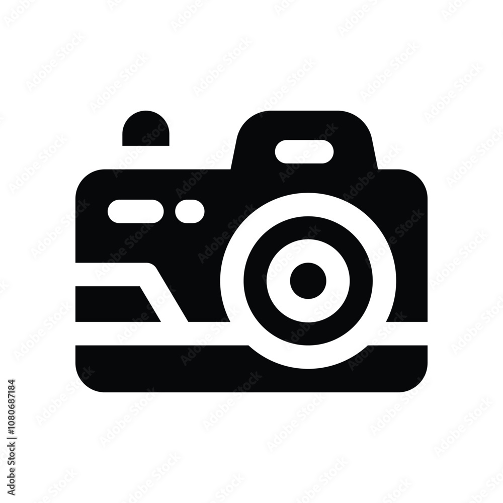 camera icon. vector glyph icon for your website, mobile, presentation, and logo design. camera icon. vector glyph icon for your website, mobile, presentation, and logo design.