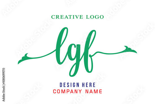 LGF  lettering logo is simple, easy to understand and authoritative