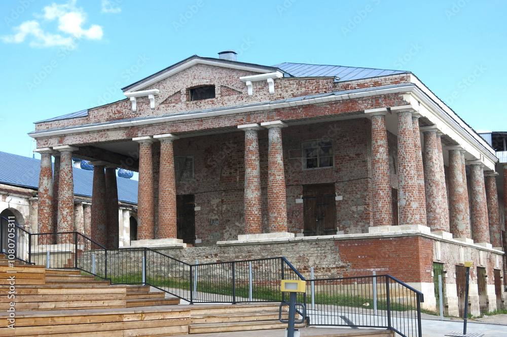 ancient shopping malls in Kasimov, Russia ancient shopping malls in Kasimov, Russia