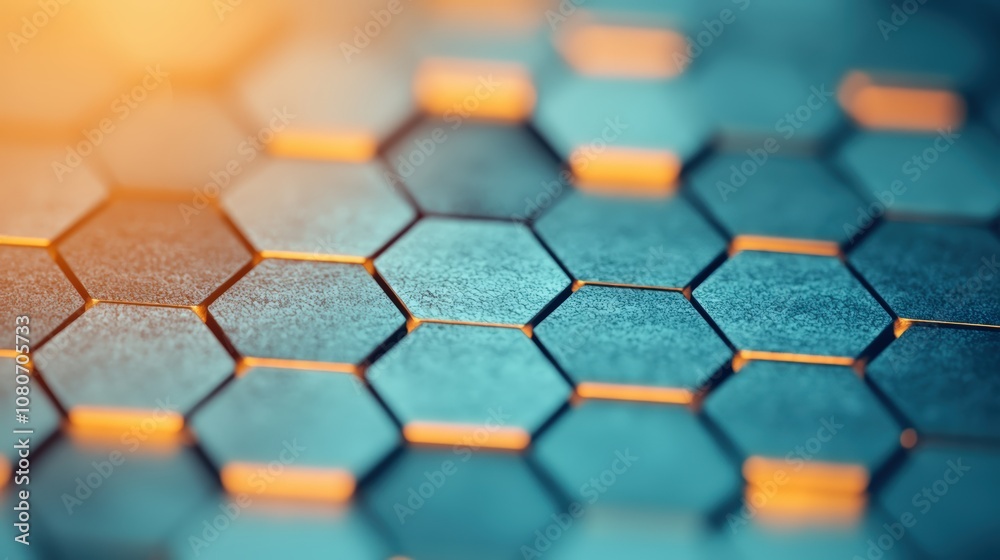 Blue hexagon pattern Blue hexagon pattern