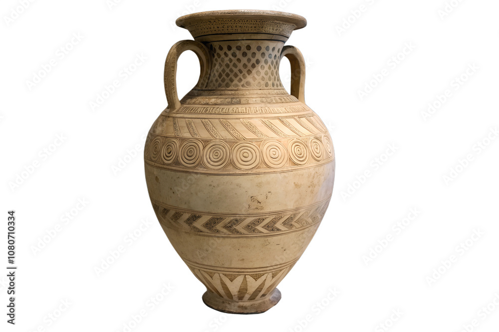 Antique Vase Museum Exhibit. PNG. Antique Vase Museum Exhibit. PNG.