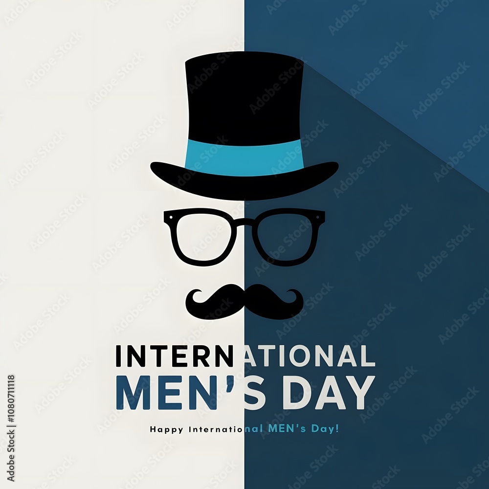 International Men's Day - banner, card vector illustration International Men's Day - banner, card vector illustration