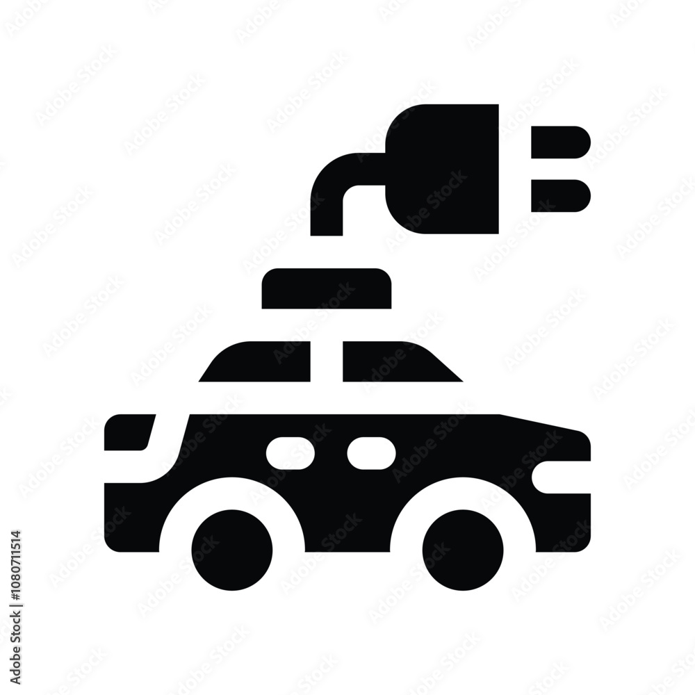 electric car icon. vector glyph icon for your website, mobile, presentation, and logo design. electric car icon. vector glyph icon for your website, mobile, presentation, and logo design.