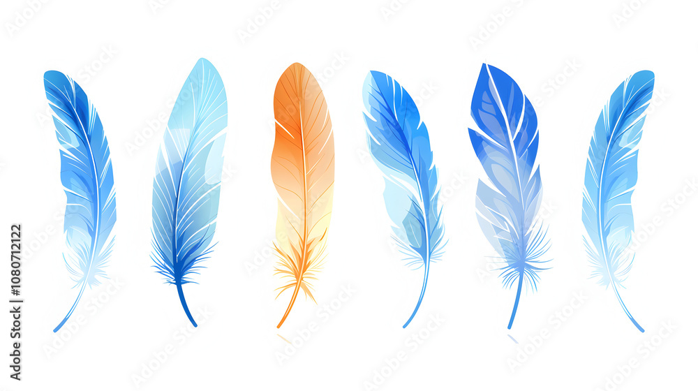 Feather icons set. Feather icons isolated on white background. Easy to reuse in designing. High resolution images, Generative AI
Feather icons set. Feather icons isolated on white background. Easy to reuse in designing. High resolution images, Generative AI
