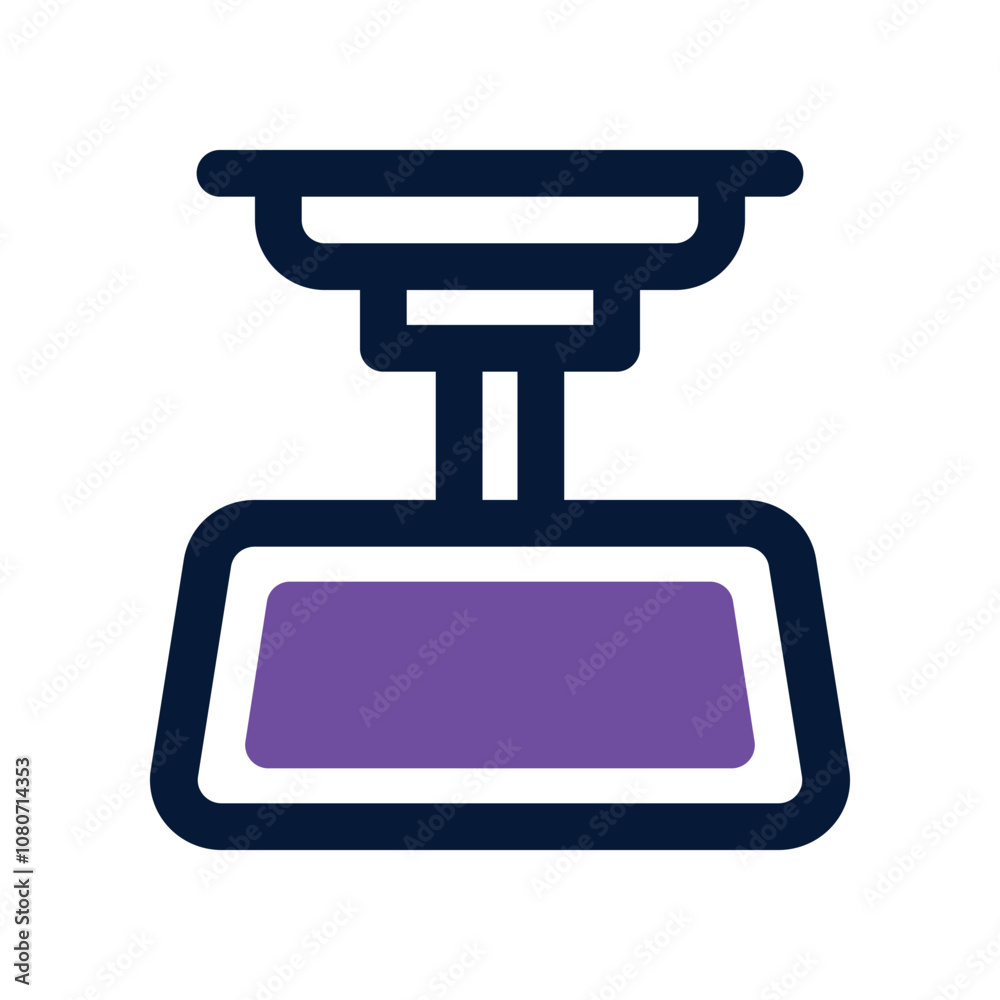 rearview mirror icon. vector dual tone icon for your website, mobile, presentation, and logo design. rearview mirror icon. vector dual tone icon for your website, mobile, presentation, and logo design.