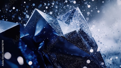 The Sparkling Blue Crystal