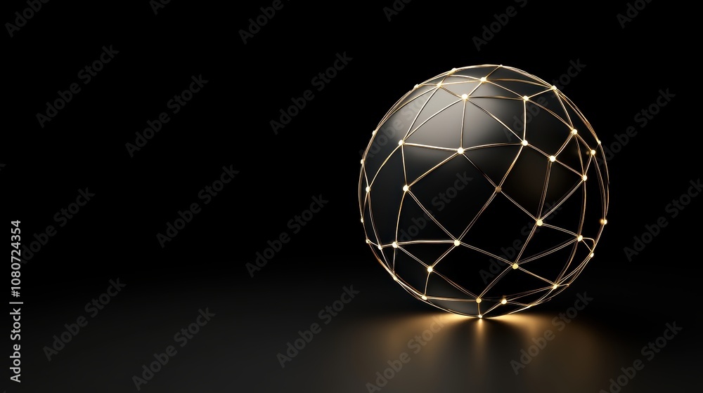 Naklejka premium Digital network of keywords connecting to diverse audience icons, symbolizing effective marketing strategies and targeted reach, dynamic 3D illustration
