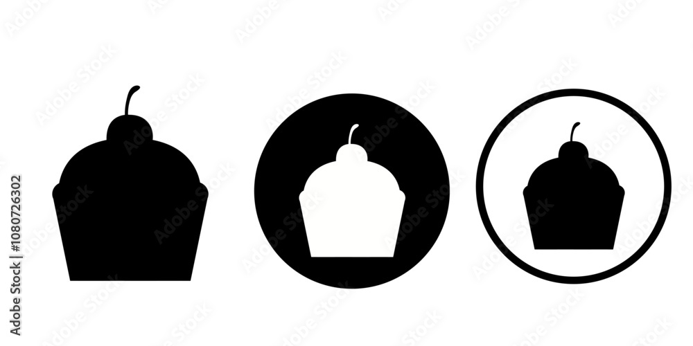 Happy birthday vectors icon set Happy birthday vectors icon set
