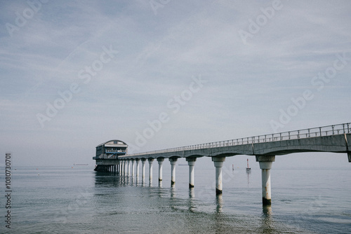 Wallpaper Mural A bridge to the harbour in the sea Torontodigital.ca