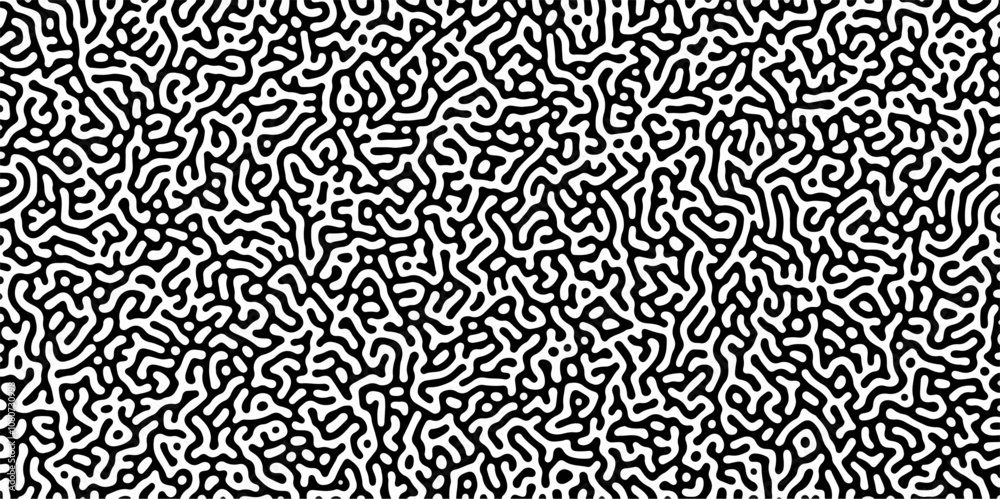 Diffusion reaction seamless vector pattern. Natural seamless line pattern. Linear design with biological shapes. Reaction-diffusion or truing pattern formation. abstract truing organic wallpaper. Diffusion reaction seamless vector pattern. Natural seamless line pattern. Linear design with biological shapes. Reaction-diffusion or truing pattern formation. abstract truing organic wallpaper.