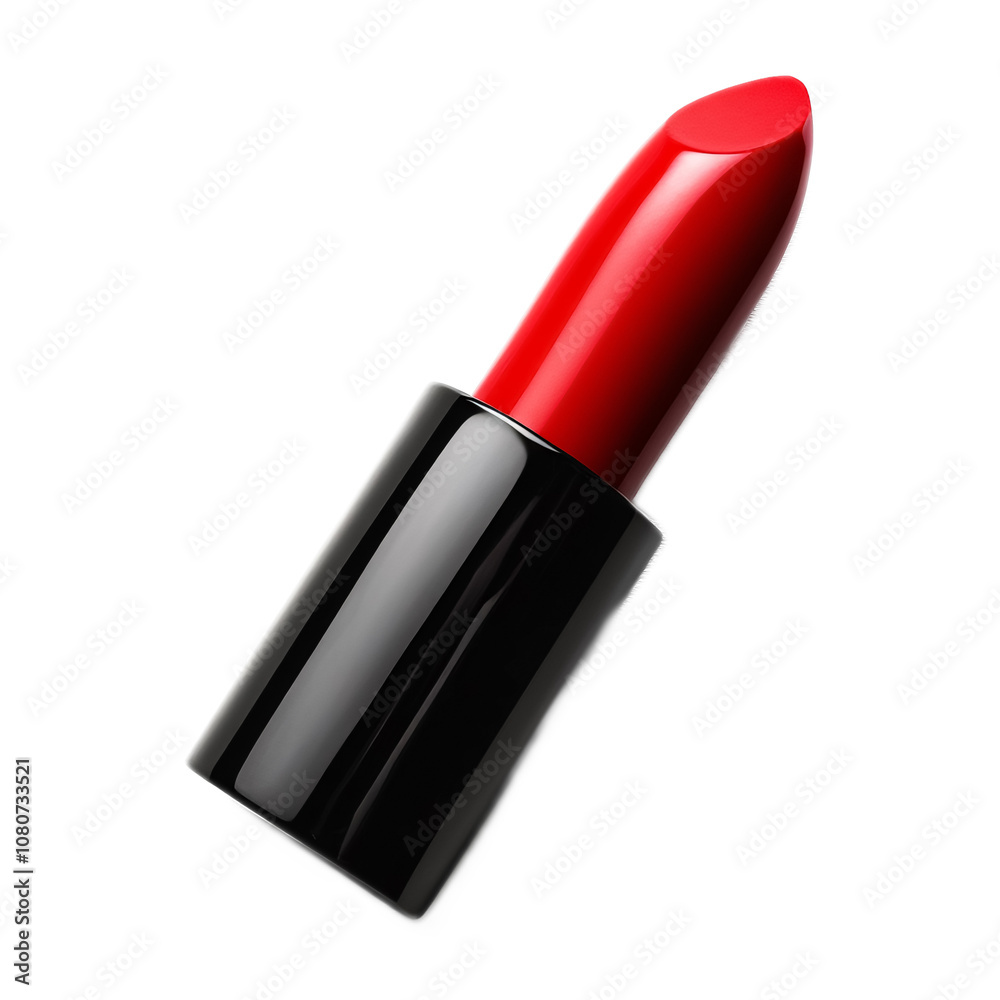 Red lipstick on a white background. isolated background. Red lipstick on a white background. isolated background.