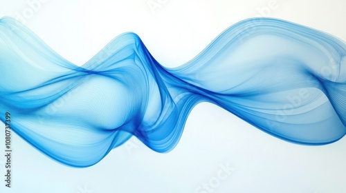 Abstract Blue Wave