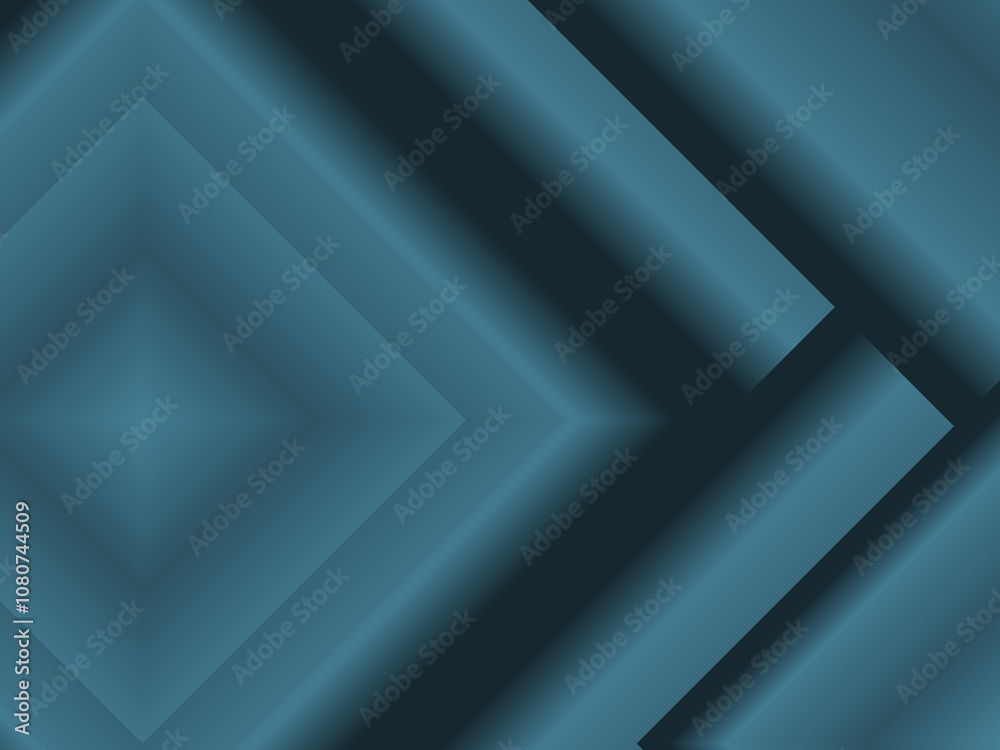 Obraz premium overlapping blue box light background image.