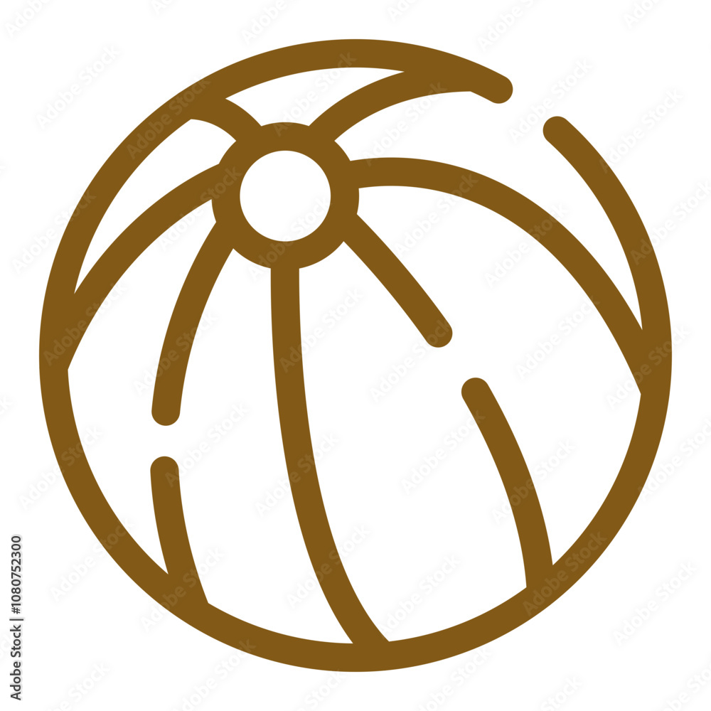 Beach Ball Icon Design