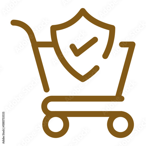 Secure Shopping Icon Design