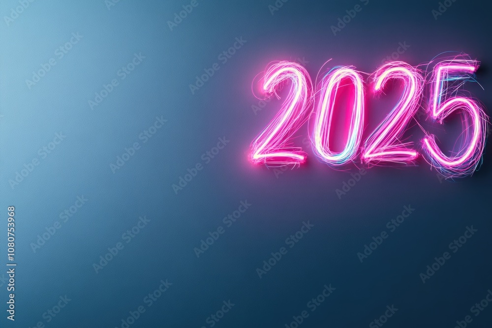 christmas background with text 2025. ai generated christmas background with text 2025. ai generated