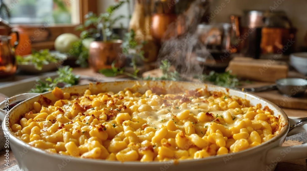 Baked Mac And Cheese With A Crispy Breadcrumbs Layer, Southern Cuisine Food Menu Photography
Baked Mac And Cheese With A Crispy Breadcrumbs Layer, Southern Cuisine Food Menu Photography