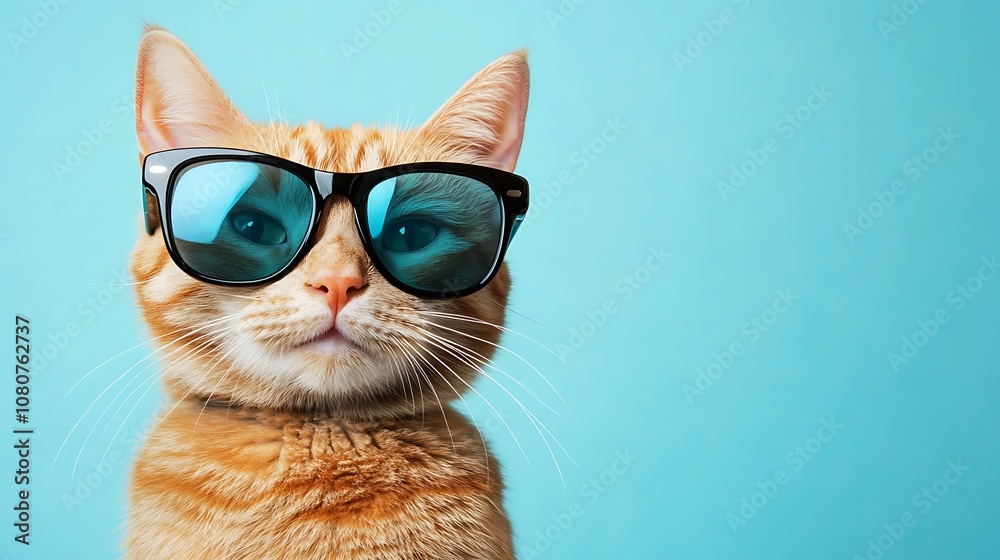 Cool Cat Wearing Sunglasses Cool Cat Wearing Sunglasses