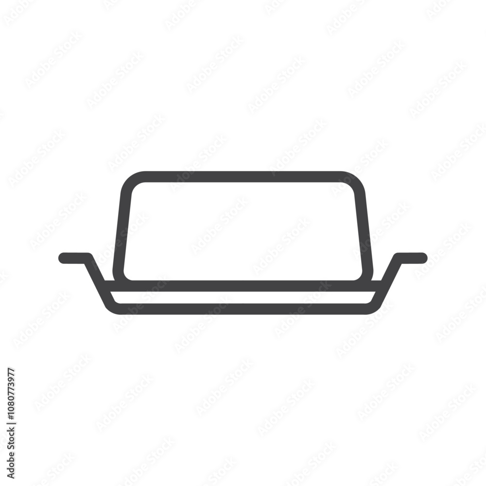 Butter icon Logo symbol outline set Butter icon Logo symbol outline set