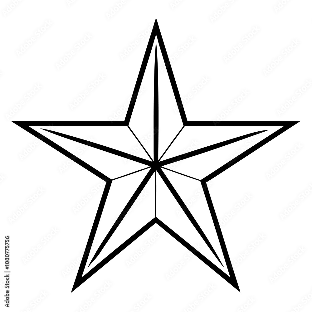 Obraz premium Star Icon Set Vector Stock Illustration different forms of stars..