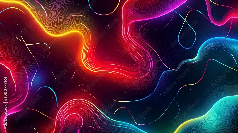 abstract background with glowing lines abstract background with glowing lines