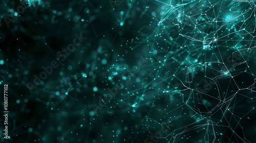 Futuristic Digital Landscape for Tech and Data Concepts Generative AI