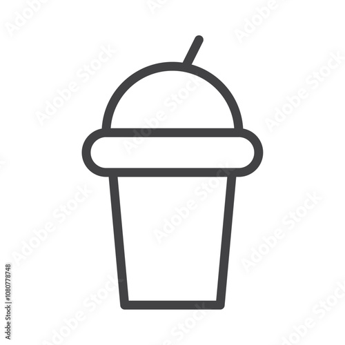 Juice icon Logo symbol outline set