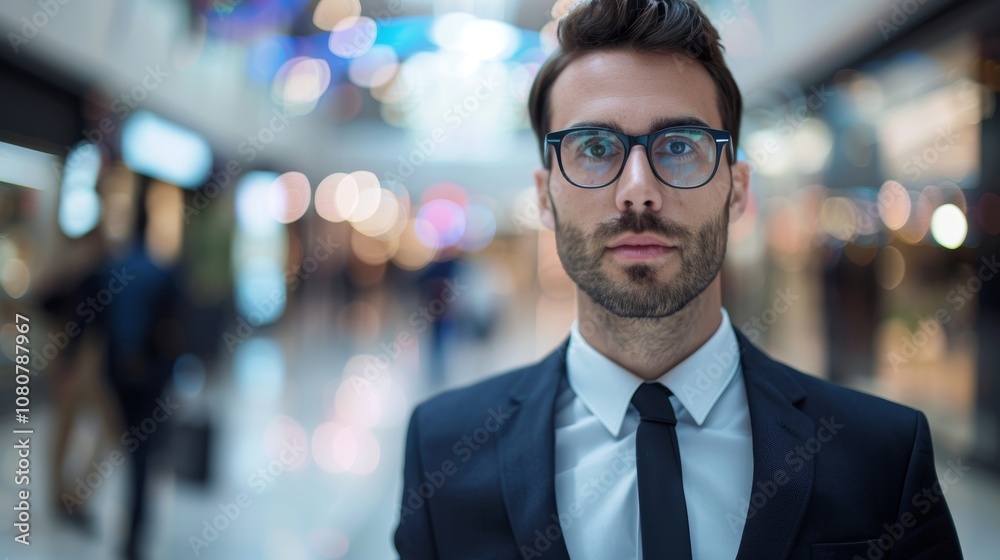Professional in Blurry Office Environment Generative AI Professional in Blurry Office Environment Generative AI
