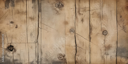 Beautiful light brown wooden texture background. National pattern wooden table background.