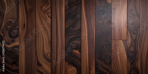 Old dark wood and wooden texture background. Panorama texter of wood banner background.