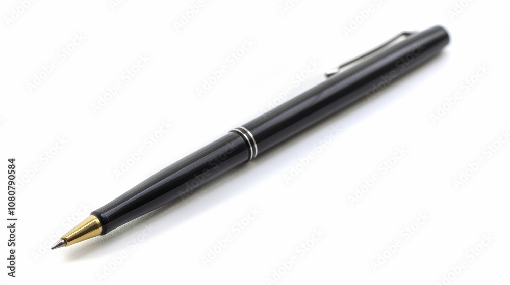 Stylish Pen on a Clean Background for Office Use Generative AI Stylish Pen on a Clean Background for Office Use Generative AI