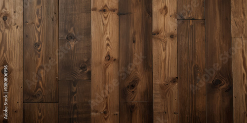 Old dark wood and wooden texture background. Panorama texter of wood banner background.