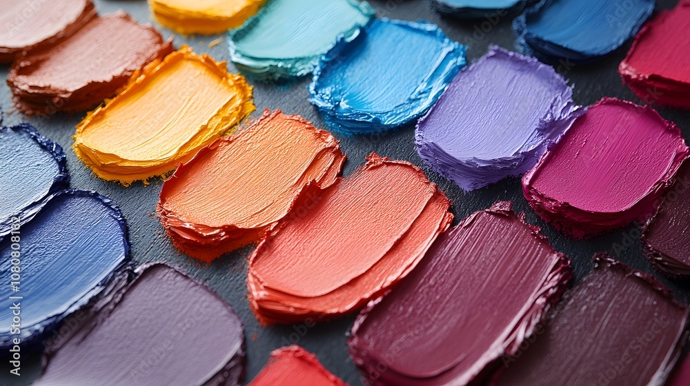 colorful sample swatches of paint colorful sample swatches of paint